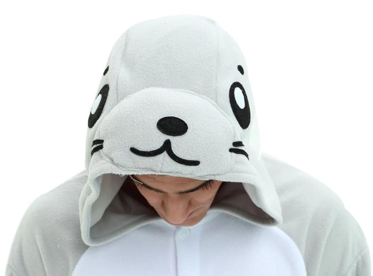 Seal Onesie Kigurumi Costume For Adults and Teenagers - Image 3