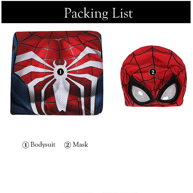 Spiderman 2 PS5 Costume for Adults Peter Parker Suit - Image 4