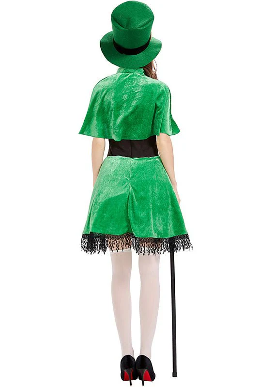 Leprechaun Costume For Women St Patrick's Day Costume - Image 3