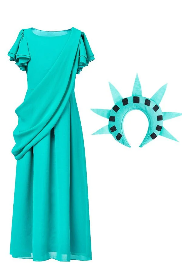 Statue of Liberty Halloween Costume for Kids - Image 3