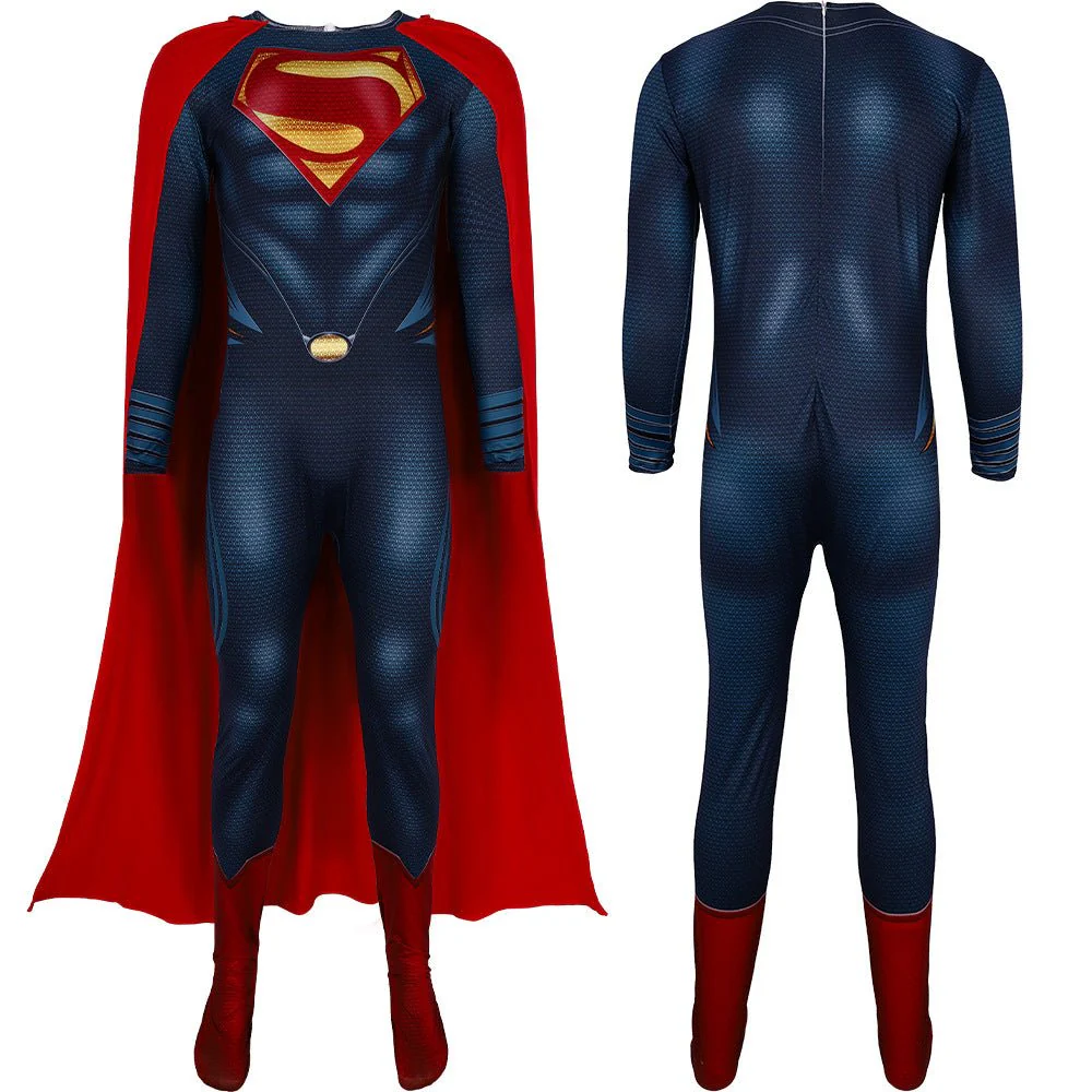 Superhero Clark Kent Costume for Kids and Adults, Man of Steel - Image 4