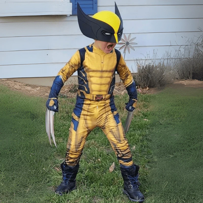 Kid's Wolverine Costume - Image 3