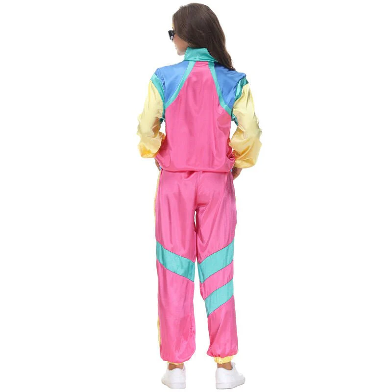 Womens 80s Tracksuit Costume CB80-1 - Image 3