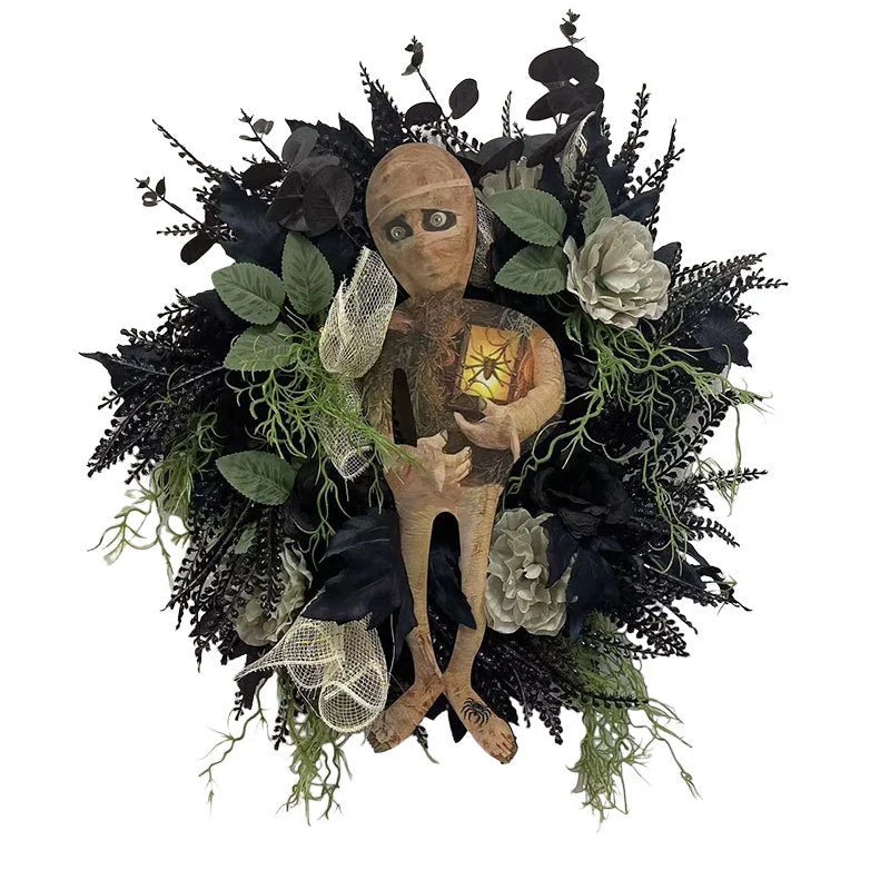 Zombie Wreath, Halloween Decoration - Image 3